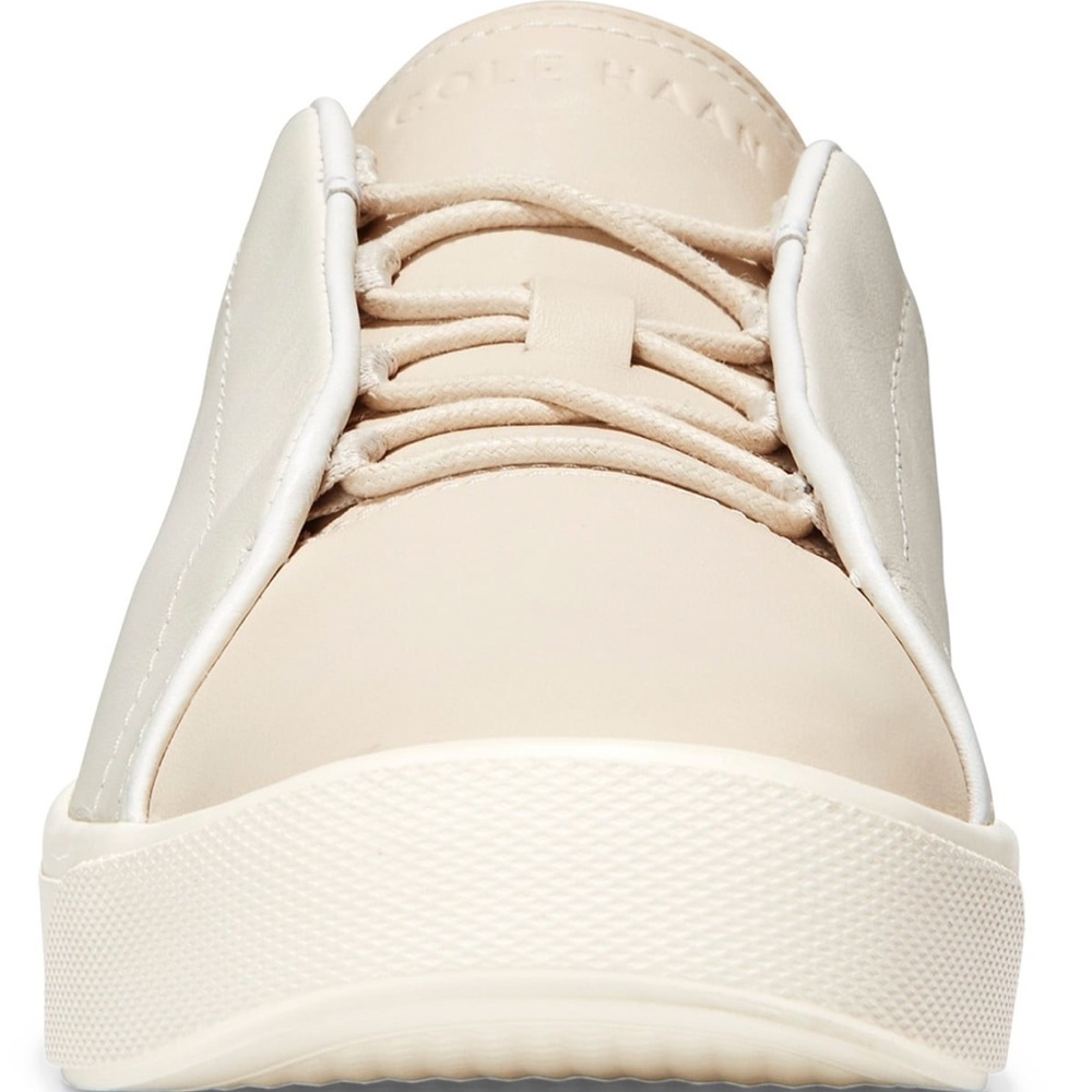 Cole Haan Grandpro Spectator 2.0 Lace Up White Ivory Beige leather Sneakers 8.5 - Picture 3 of 11